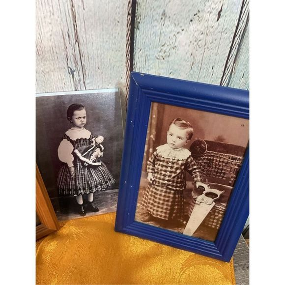 Creepy Photo Collection Bundle of 4 Framed Photos 💀🧌 - Picture 2 of 11